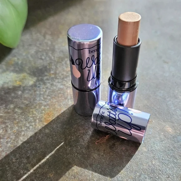 Lot of 3 Benefit Watt's Up Soft Focus Cream to Powder Highlighter Mini NEW! - Picture 2 of 2